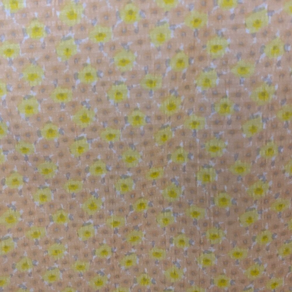 Levis Floral Resort Shirt Yellow Women's Size Large Short-Sleeve Button-Up New - Picture 8 of 15